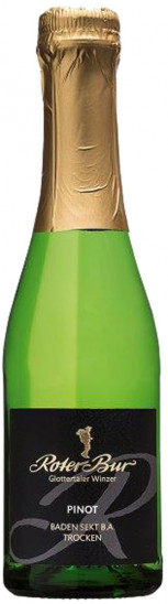 Pinot Sekt trocken 0,2 L - Roter Bur Glottertäler Winzer