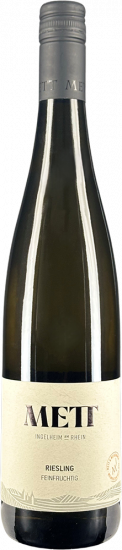 2023 Riesling feinfruchtig feinherb Bio - Weingut Mett & Weidenbach