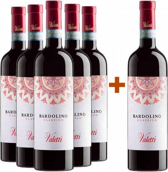 5+1 Paket Bardolino Classico DOC - Valetti