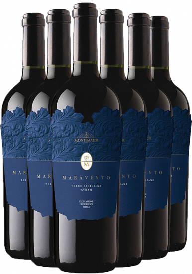 Montemajor Maravento Syrah Terre Siciliane IGP-Paket - Montemajor