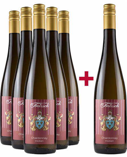 5+1 Paket Sprendlinger Wißberg Chardonnay trocken - Weingut Fritzsch & Sohn