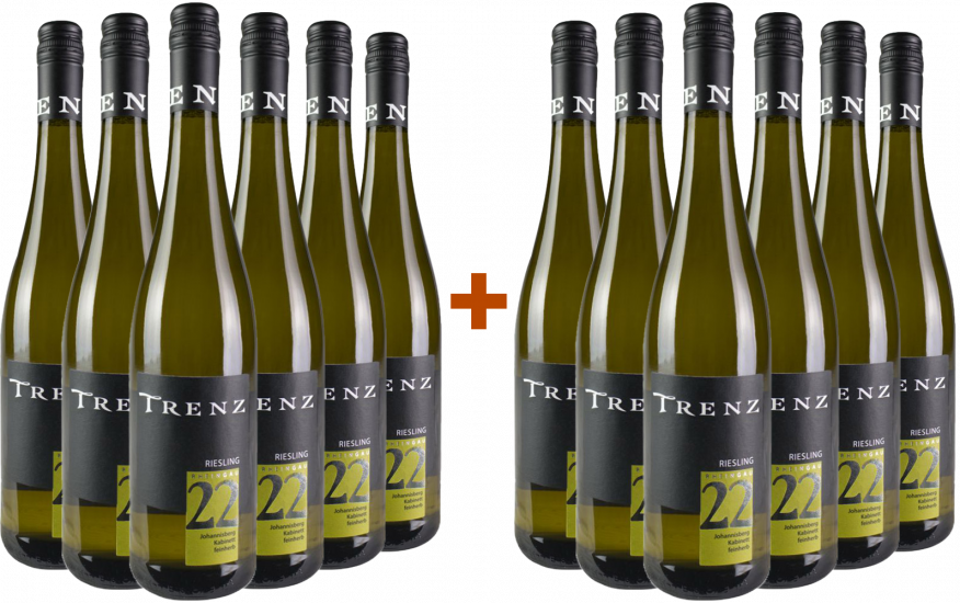 6+6 Paket 2022 Johannisberger Riesling Kabinett - Weingut Trenz