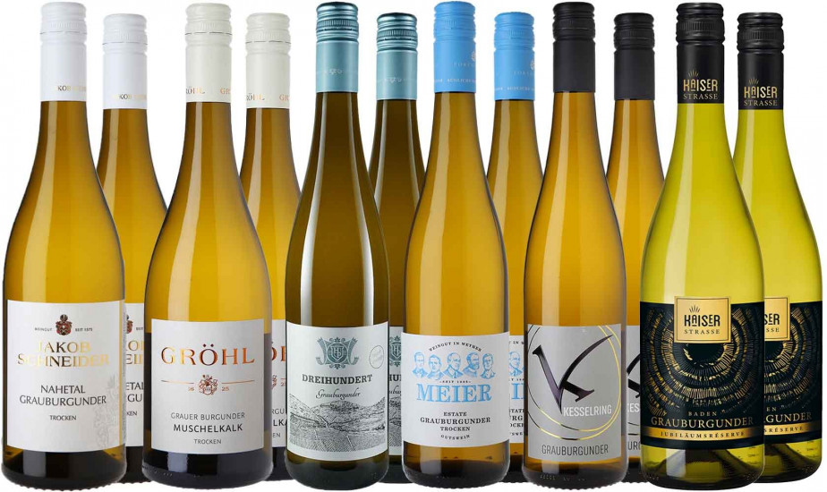 Große Grauburgunder Premium-Auswahl 