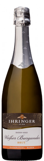 Ihringer Weißer Burgunder Sekt brut - Kaiserstühler Winzergenossenschaft Ihringen