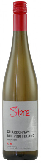 2023 Chardonnay mit Pinot blanc ** trocken - Privatkellerei Storz