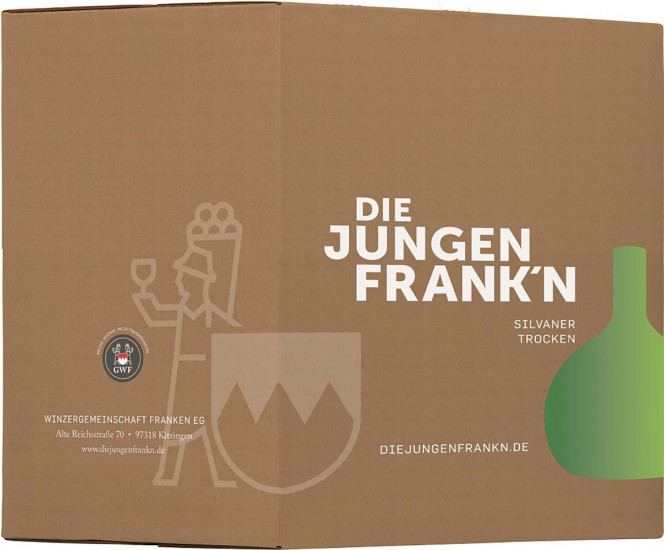2024 DIE JUNGEN FRANK`N Silvaner trocken 3,0 L - Winzergemeinschaft Franken eG
