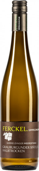 2024 GIMMELDINGER MEERSPINNE Grauburgunder Spätlese halbtrocken - Weingut Erich Ferckel