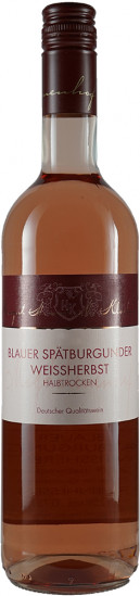 2025 Blauer Spätburgunder Rosé halbtrocken - Weingut Heinz & Markus Klosheim