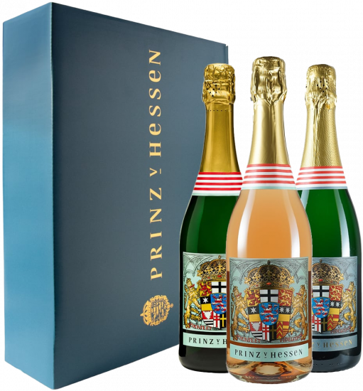 Rheingauer Sekt-Trio im Geschenkkarton - Weingut Prinz von Hessen