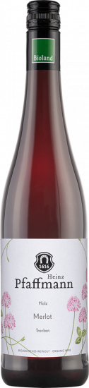 2023 Merlot trocken Bio - 1616 Pfaffmann Heinz Stiftung