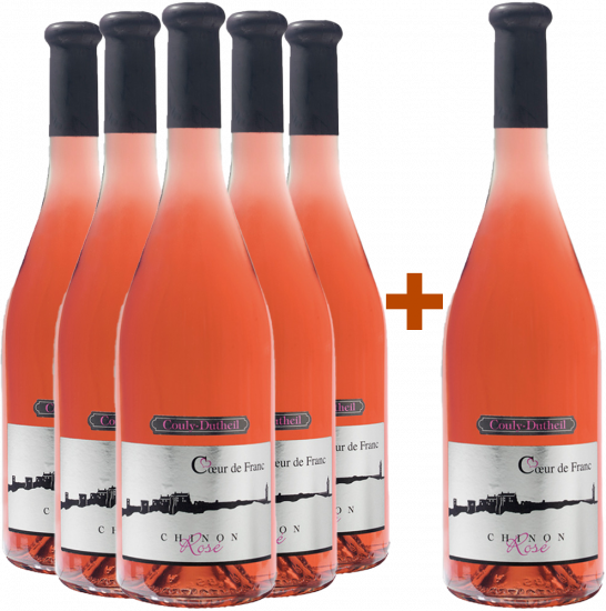 5+1 Paket Rosé Cœur de Franc - Domaine Couly-Dutheil