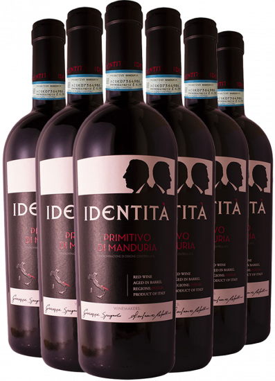 Cantina SG Vini Box Identità Primitivo di Manduria DOC + 2 Biglietti Visita in Cantina - SG Vini