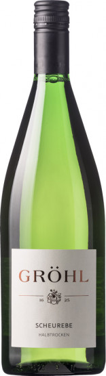 2016 Scheurebe halbtrocken 1,0 L - Weingut Eckehart und Johannes Gröhl