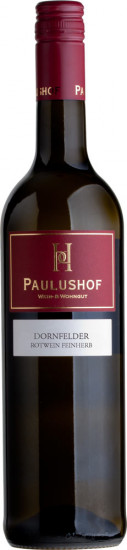 2018 Dornfelder Rotwein feinherb - Weingut Paulushof