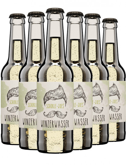 Schorle JOEs Winzerwasser Weinschorle trocken 0,33L (6 Flaschen) - Weingut Eckehart Gröhl
