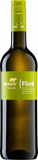 2024 { Flink Scheurebe trocken - Familienweingut Braun