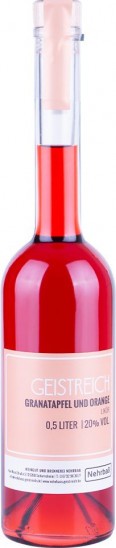 Granatapfel-Orangen Likör 0,5 L - Weingut Nehrbaß