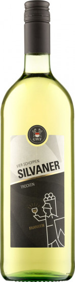 2023 VIER SCHOPPEN Silvaner trocken 1,0 L - Winzergemeinschaft Franken eG