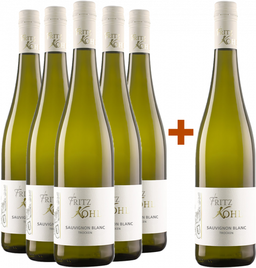 5+1 Paket Sauvignon Blanc trocken - Weingut Fritz Kohl