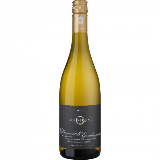 2024 Rings Weißburgunder-Grauburgunder trocken Bio - Weingut Rings