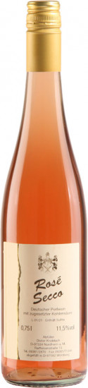 2023 Secco Rosé trocken - Weingut Knoblach