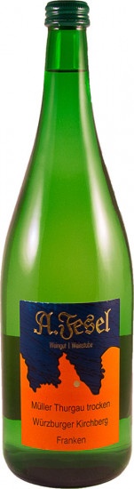 2016 Würzburger Kirchberg Müller-Thurgau trocken 1L - Weingut A. Fesel