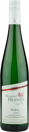 2016 Burger Wendelstück Riesling Spätlese fruchtsüss - Weingut Heidhof