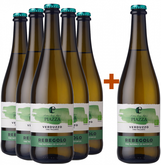 5+1 Verduzzo frizzante Veneto IGP col fondo Bio - Azienda Agricola Piazza