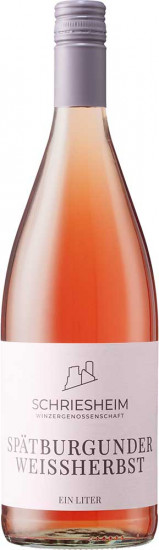 2023 Spätburgunder Weißherbst feinherb 1,0 L - Winzergenossenschaft eG Schriesheim