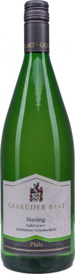 2019 Riesling halbtrocken 1,0 L - Weingut Gebrüder Bart