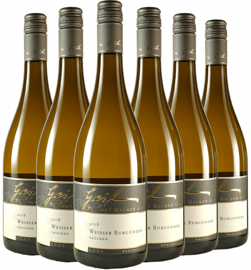 2018 Weißer Burgunder BONUS-Paket trocken - Weingut Helmut Geil