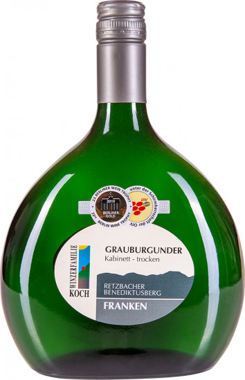 2022 Retzbacher Benediktusberg Grauburgunder Kabinett trocken - Winzerfamilie Koch