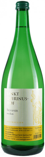 2022 Silvaner trocken 1,0 L - Weingut Sankt Quirinus-Hof