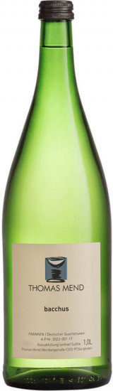 2023 Bacchus halbtrocken 1,0 L - Weingut Thomas Mend