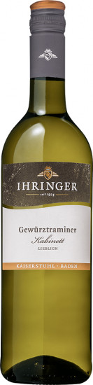 2024 Gewürztraminer Kabinett lieblich - Kaiserstühler Winzergenossenschaft Ihringen