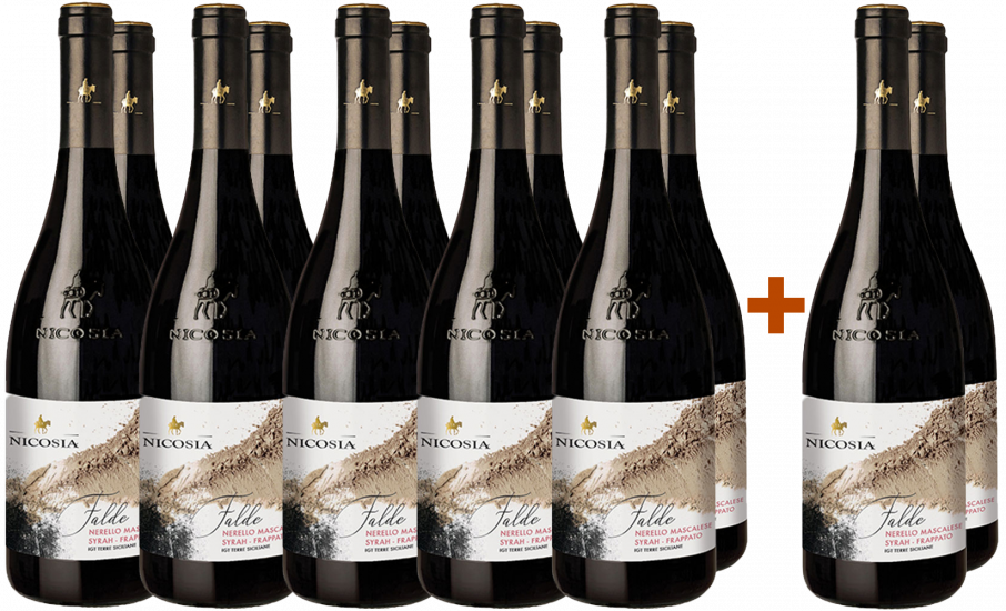 10+2 Paket Falde Nerello Mascalese Syrah Frappato Terre Siciliane IGP - Cantine Nicosia