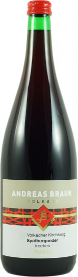 2023 Volkacher Kirchberg Spätburgunder trocken 1,0 L - Weingut Andreas Braun