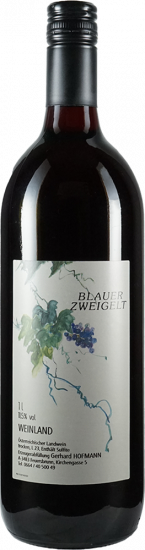 2023 Blauer Zweigelt trocken 1,0 L - Weinbau Markus Hofmann
