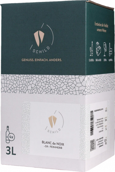 2023 Blanc de Noir -SX- Bag-in-Box (BiB) feinherb 3,0 L - SCHILD.WEIN