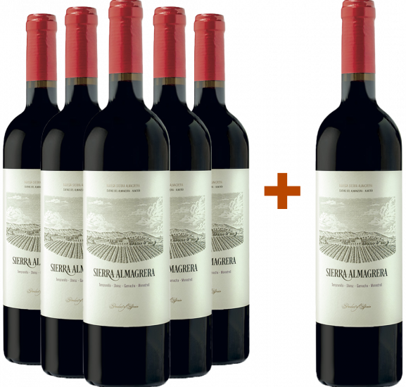 Aktionspaket 5+1 Sierra Almagrera Tinto Desierto de Almería VT - Bodega Sierra Almagrera