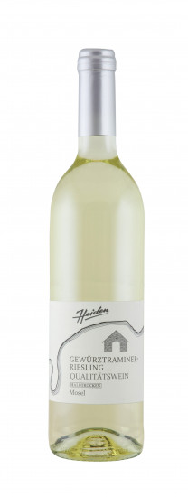 2016 Cuvée (Weiß) Gewürztraminer Riesling QbA Halbtrocken - Weingut Heiden