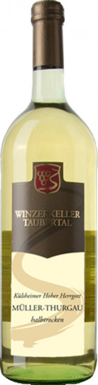 2019 Müller-Thurgau Qualitätswein halbtrocken (1000ml) - Winzerkeller Im Taubertal