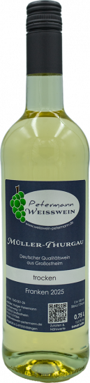 2025 Müller-Thurgau trocken - Petermann