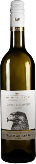 2025 Zeller Abtsberg Grauer Burgunder Kabinett trocken - Weinmanufaktur Gengenbach