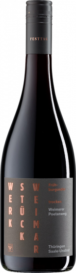 2022 Frühburgunder Barrique Werkstück Weimar trocken - Winzervereinigung Freyburg-Unstrut