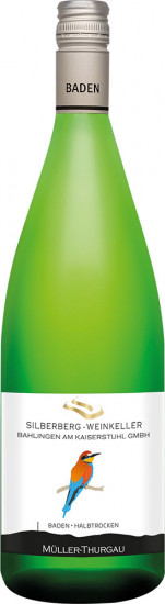 2023 Silberberg Weinkeller Müller-Thurgau halbtrocken 1,0 L - Winzergenossenschaft Schliengen-Müllheim
