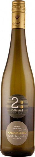 2023 Hammelburg Weißer Burgunder (Frankens Saalestück handgemacht) trocken Bio - Weingut Baldauf