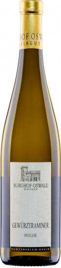 2025 Guntersblumer Gewürztraminer Spätlese süß - Weingut Burghof Oswald