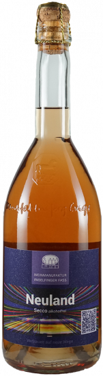 Neuland Secco Rot alkoholfrei - Weinmanufaktur Ingelfinger Fass