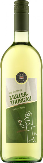 2025 VIER SCHOPPEN Müller-Thurgau halbtrocken 1,0 L - Winzergemeinschaft Franken eG